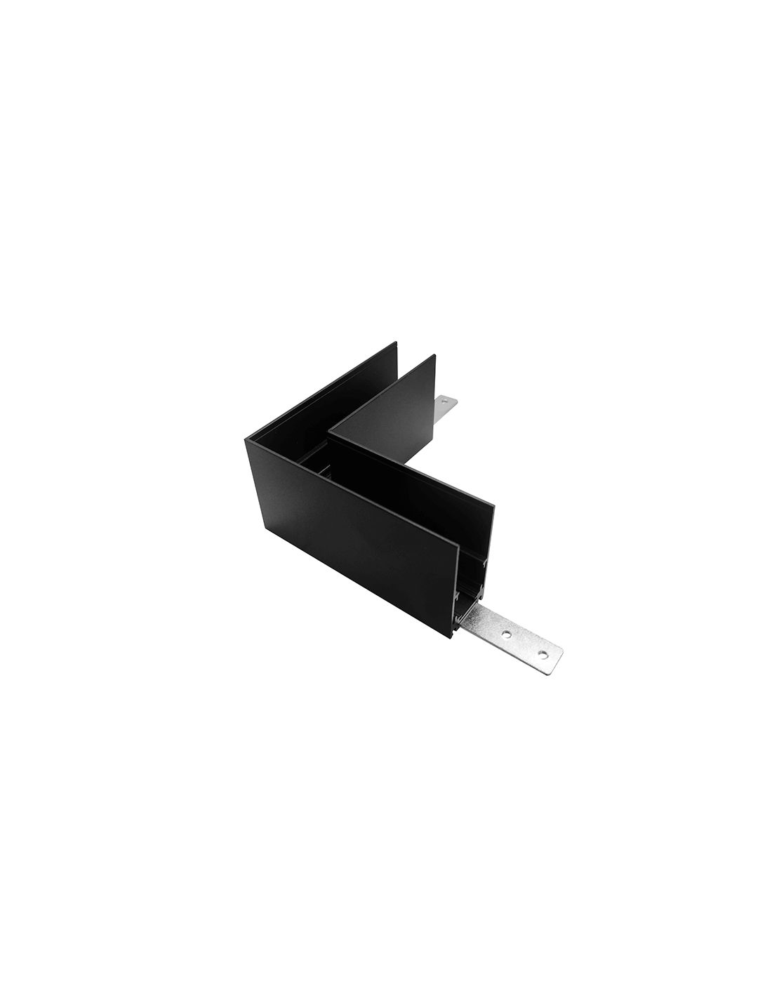 Conector En L Interna Carril Magn Tico Magneto Negro Leonleds