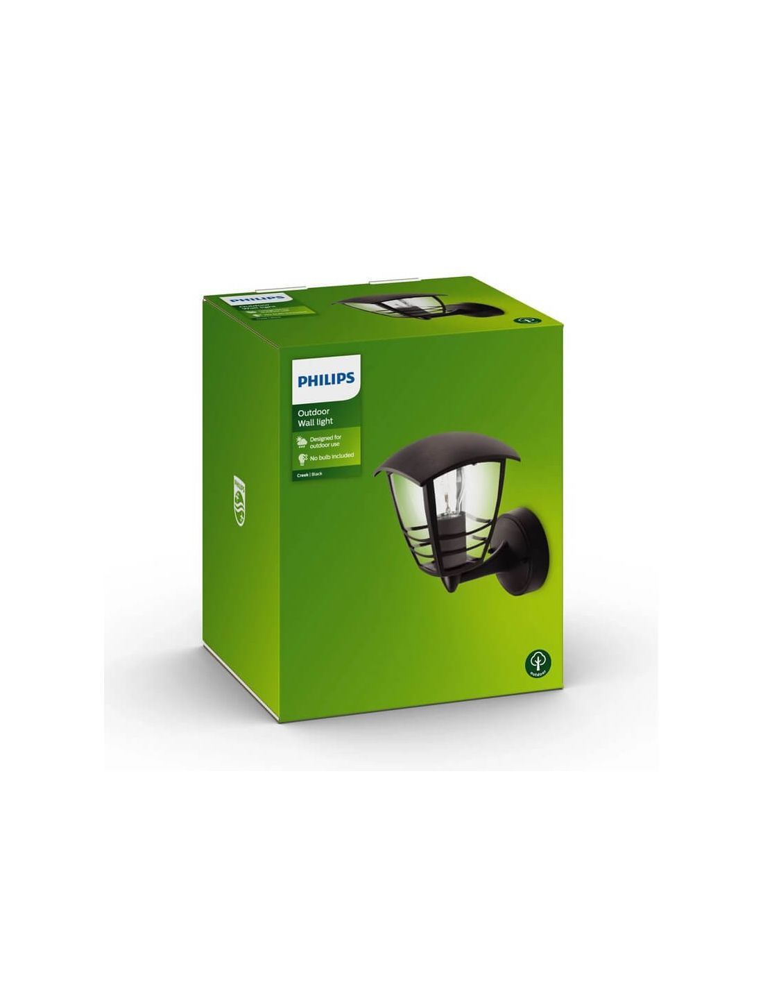 Aplique Led Creek Preto Suporte Ip Mygarden Leonleds