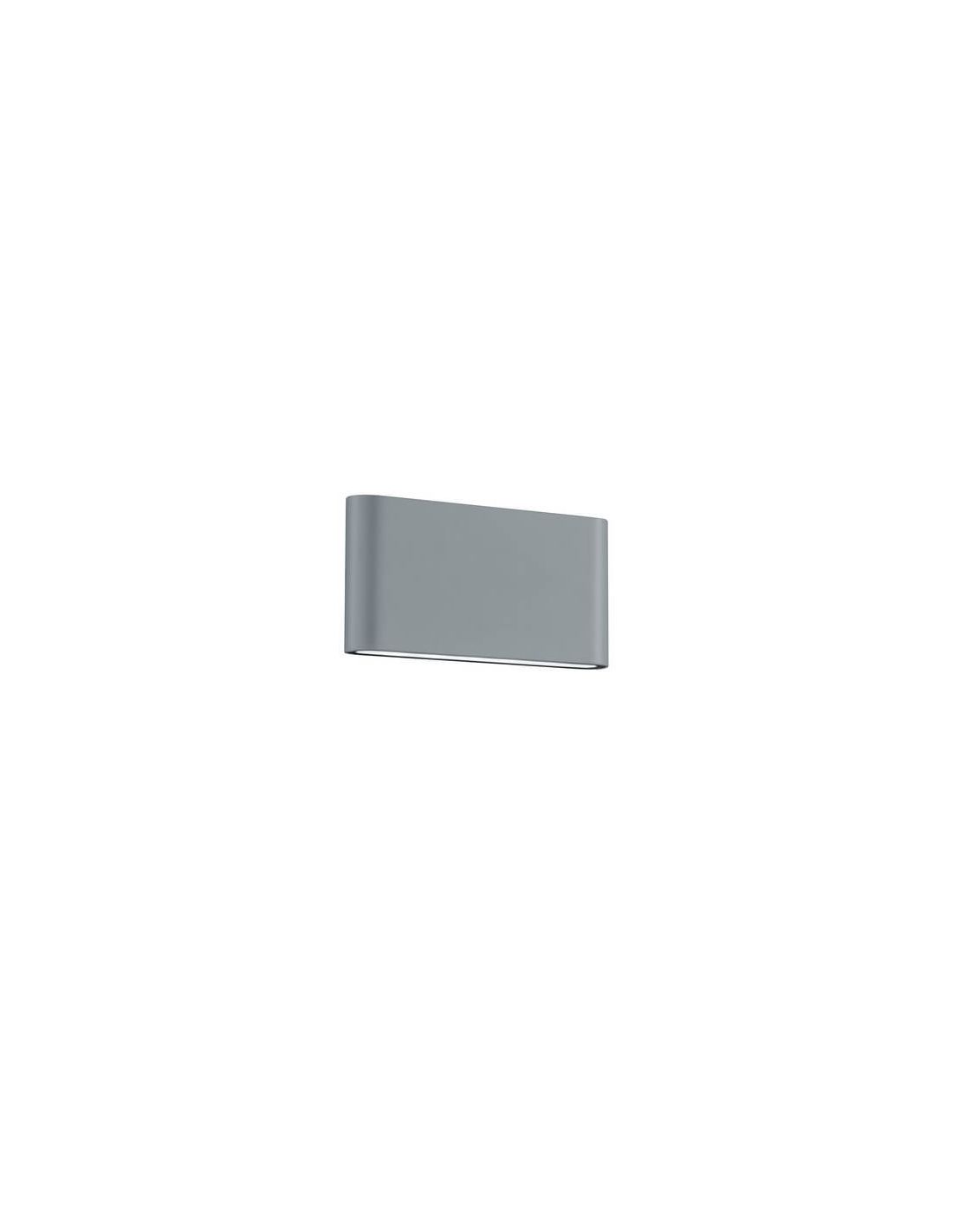 Aplique De Pared Led Rectangular Thames X Cm Luz Arriba Y Abajo W