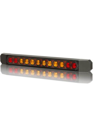 Barre LED arrière pour remorques et plateformes – Homologuée et résistante avec câble 3 Fonctions R1 S1 2a ECE R10