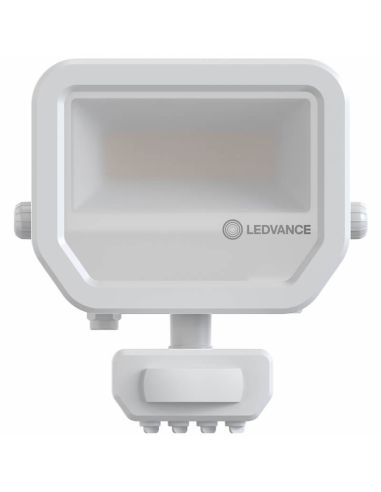 Projecteur LED extérieur blanc avec détecteur de mouvement 17W 2400 lm IP65 FL 20 SN P 17W 2K4LM SY100 WT