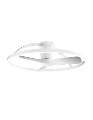 Ventilateur de plafond avec lumière LED blanche NEPAL II, 32W dimmable, 2700K-4000K-5000K, Ø 75cm