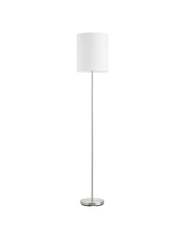 Lampadaire minimaliste avec abat-jour SET blanc, E27, chrome/laiton/blanc/noir mat