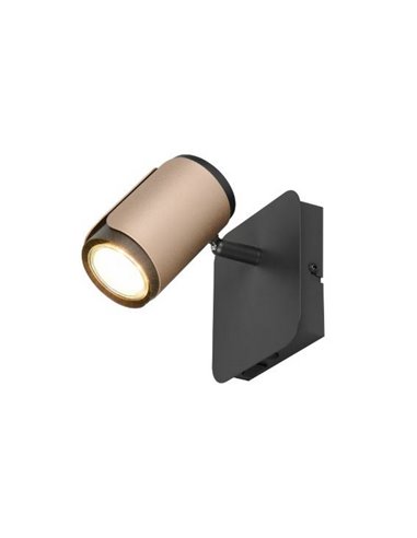 Foco de pared o de techo GILLAN con interruptor integrado bombilla excl. 1x GU10 max. 10W IP20