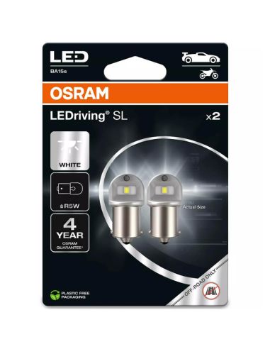 Lâmpada LED R5W 12V 6000K (2Uds) 5007DWP-2BL 2 Unidades BA15S