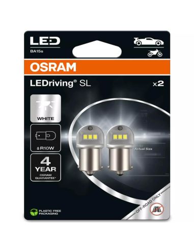 Coffret d'ampoules LED R10W 12V 6000K (2 unités) 5008DWP-2BL 2 unités