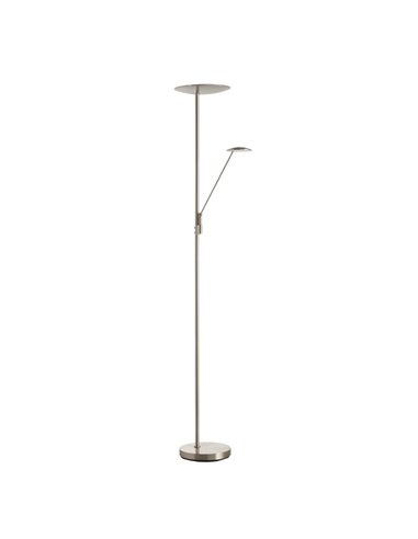 Lampadaire LED en métal DAPHNE avec bras de lecture, 33W+8W CCT 2700K-4000K, différentes couleurs