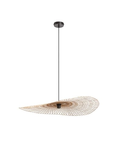 Luminária pendente oval PAMELA, natural ø75cm 1xE27