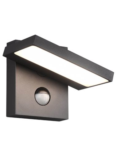 HORTON 226369142 Luminária de parede LED para exterior com sensor de movimento