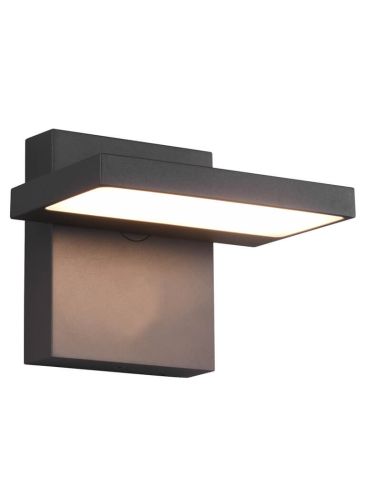 Aplique de pared LED para exterior HORTON pantalla orientable incl.1x8W LED 1000Lm 3000K IP54 jardin/exterior 226360142