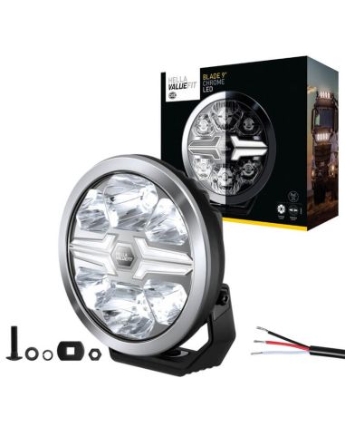 Faro LED 9 Pulgadas Homologado Blade 9" Luz de Posición Blanca y Largo Alcance R10 R149 R148 25 Puntos 1FJ 357 199-001