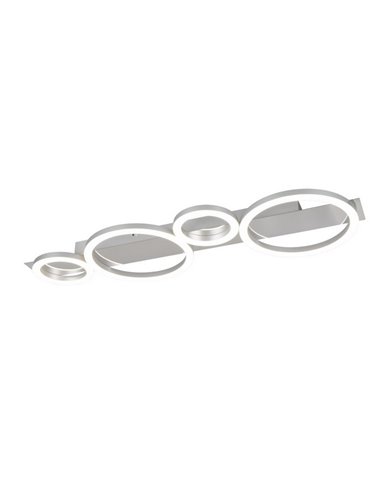 Plafón de techo o aplique de pared LED LUMOS detalle circulos 26,5W 3300lm 4000K IP20 blanco