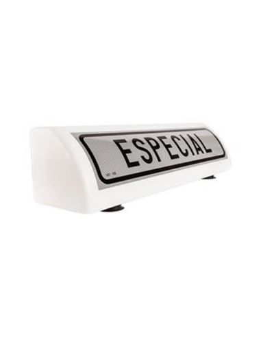 Cartel Avisador de Acompañamiento Especial V-21 | Señalización Transporte Especial 660x152 mm