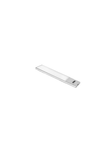 Aplique LED bajo mueble KAUS aluminio con sensor táctil de proximidad, recargable, 3 tonos de luz, 24cm/40cm/60cm