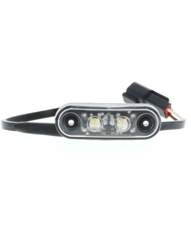 FE04 Luz de posição frontal LED com conector Deutsch - 24V - Compatível com ASCA, Samro, Trouillet, Renault Magnum