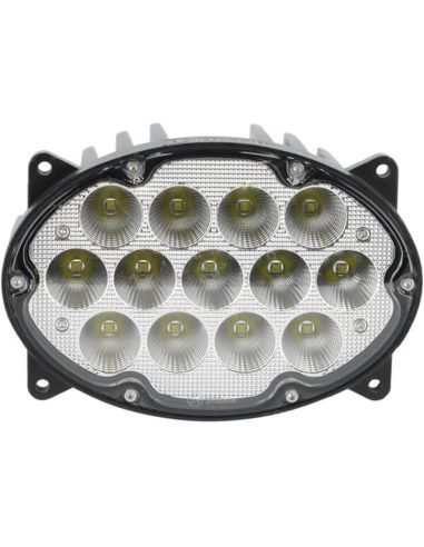 Foco de Trabajo LED 65W - 5200 lm - 10/30V - Wide Flood - 13 LEDs - H4 - Ovalado 161x110x90mm