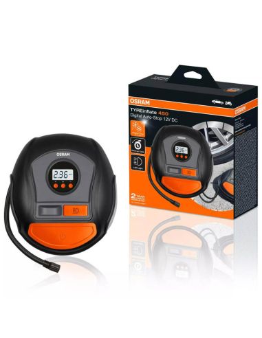 Gonfleur de pneus numérique OSRAM TYREinflate 450 - 12 V - Arrêt automatique OTI450