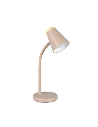 Lampe de table LED PONGO avec bras flexible et interrupteur intégré. 1 x 4,5 W 500 lm 3 000 K IP20 Beige