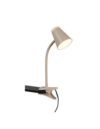 Lampe LED multifonction PONGO avec pince et interrupteur intégré 4,5 W 1 x 500 lm 3 000 K IP20 Beige