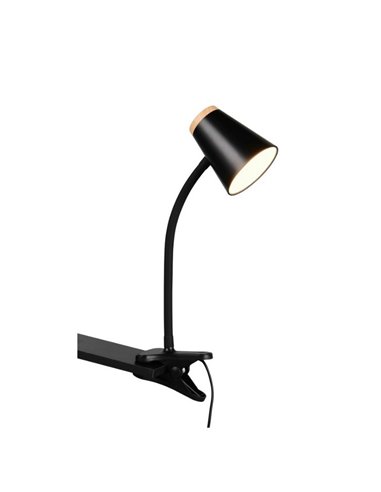 Lampe à pince LED multifonction PONGO avec interrupteur intégré 4,5 W 1 x 500 lm 3 000 K IP20 Noir