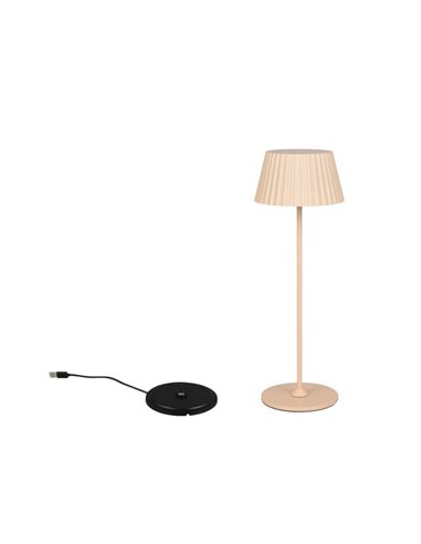 Lampe de table LED SUAREZ avec base de chargement, dimmable, 1,5 W, 200 lm, 3 000 K, IP44