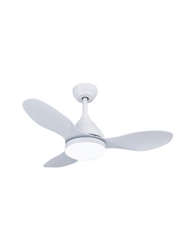 Ventilador LED STEL MINI blanco 20W, 1900Lm CCT Dim