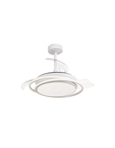 Ventilateur de plafond LED ANTILA MINI, blanc, 40 W, 4 000 lm CCT