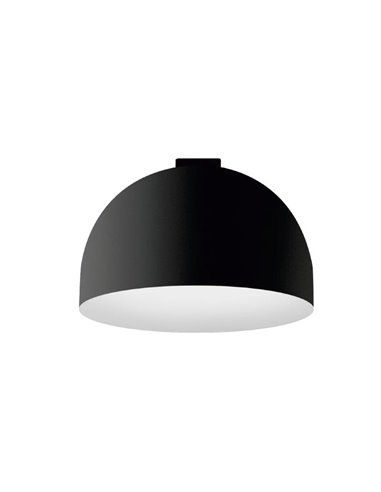 Luminaire sur rail semi-sphérique LIMBO, 18 W, blanc chaud 3 000 K, 90 °, noir