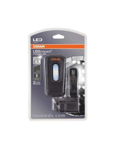 Osram Pocket 160 Ledil204 Magnétique, rechargeable via usb Lampe de poche LED mécanique | Éclairage LeonLeds