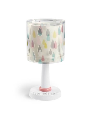 Lampe de table pour enfants et adolescents Gouttes d'eau colorées Série Colour Rain Dalber 41431 | Éclairage LeonLeds