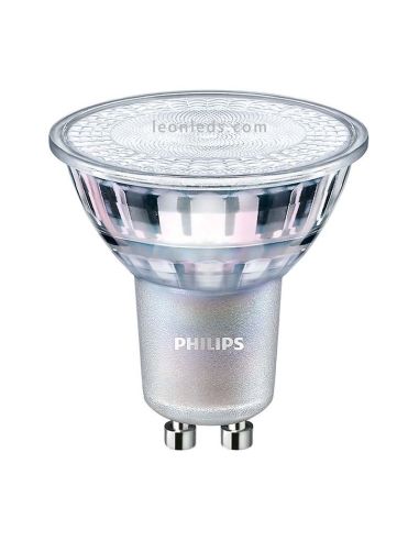 Philips LED Master Spot LED Valeur MV GU10 4.9W-50W Dimmable 60º | Ampoule halogène à cristaux LED | Éclairage LeonLeds