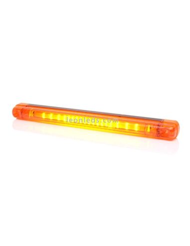 Barre LED Ambre Allongée | Lumière LED ambre allongée | Barre d'avertissement LED ambre | Éclairage LeonLeds