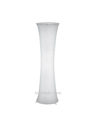 Lampadaire textile blanc 1xe27 de la série Gravis de Trio Lighting | Éclairage LeonLeds