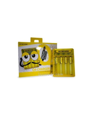 Nitecore Q4 jaune, Chargeur 18650 de qualité bon marché