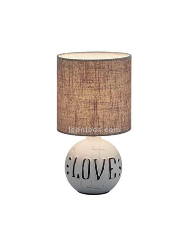 Lampe de table série Esna Grande Love | Éclairage LeonLeds