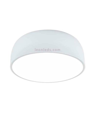 Luminária de teto moderna série Baron branco por iluminação trio | LeonLeds luzes de teto decorativas