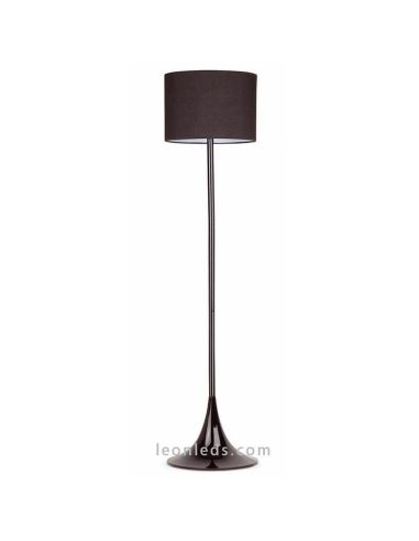 Lampadaire moderne noir série Black de Faro Barcelona | Lampadaires modernes LeonLeds