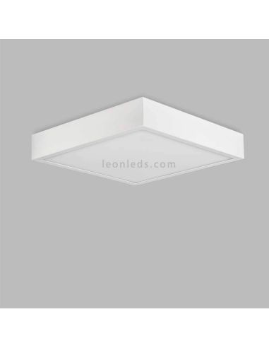 Plafonnier LED carré 30W série Saona par Mantra | Plafonniers LED LeonLeds