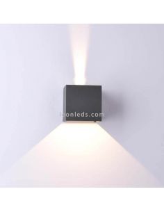 Spot extérieur led Ideal lux Omega Noir Aluminium – Projecteurs extérieurs  led chez Web-Luminaire
