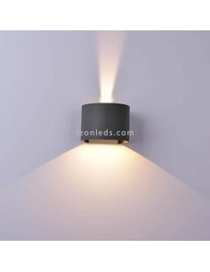 Spot extérieur led Ideal lux Omega Noir Aluminium – Projecteurs extérieurs  led chez Web-Luminaire