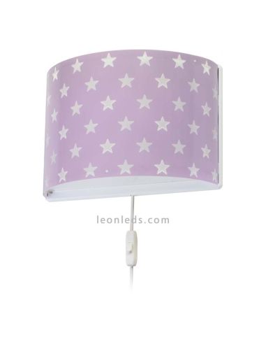 Luminária de parede infantil Malva série Stars by Dalber | leonleds