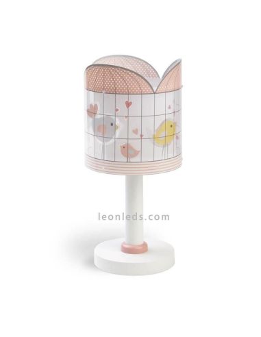 Candeeiro de mesa infantil série gaiola de pássaros Little Birds | leonleds