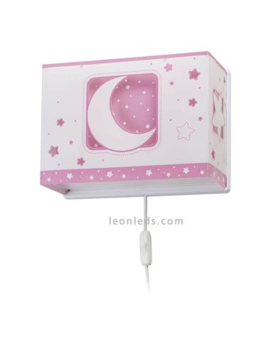 Applique Murale Enfant Rose Moon Light 63238S | leonleds