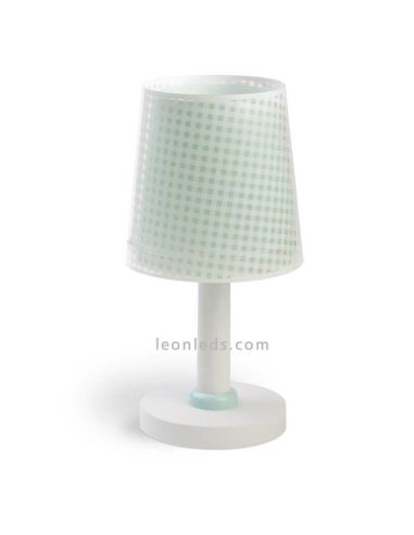 Lampe de table verte pour enfants série Vichy par Dabler | Éclairage LeonLeds