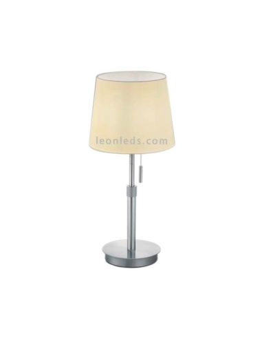 Candeeiro de mesa Lyon Trio Lighting fosco níquel