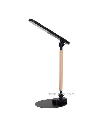 Flexo madera y negro LED Serie Daisy 1xE27 |LeonLedsiluminacionparaestudiar