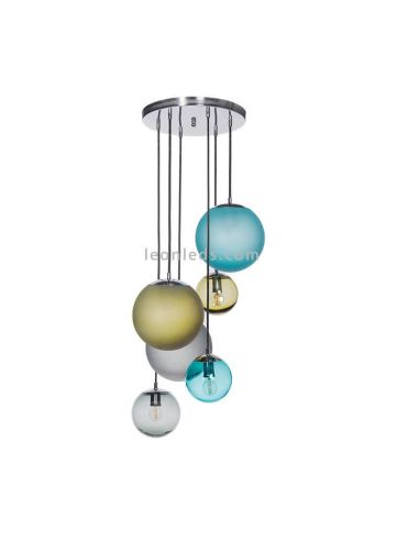 Plafonnier moderne en cristal Bacan en cristal FamLight