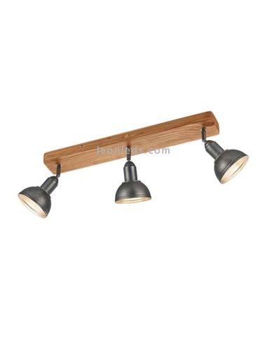 Delhi Trio Lighting holofote ajustável 3 holofotes