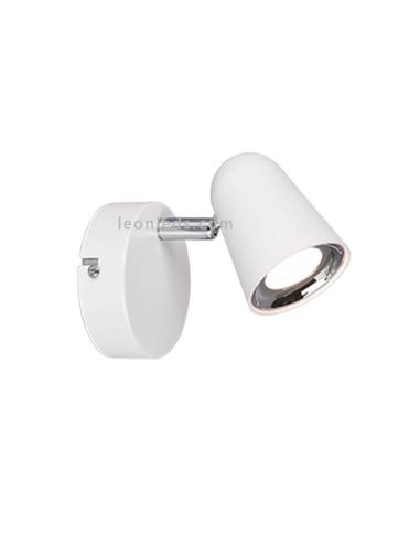 Spot extérieur Led orientable STYLE argenté en métal