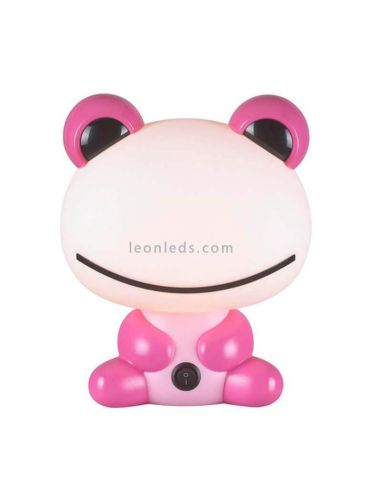 Lampe de table grenouille rose originale | LeonLeds.com